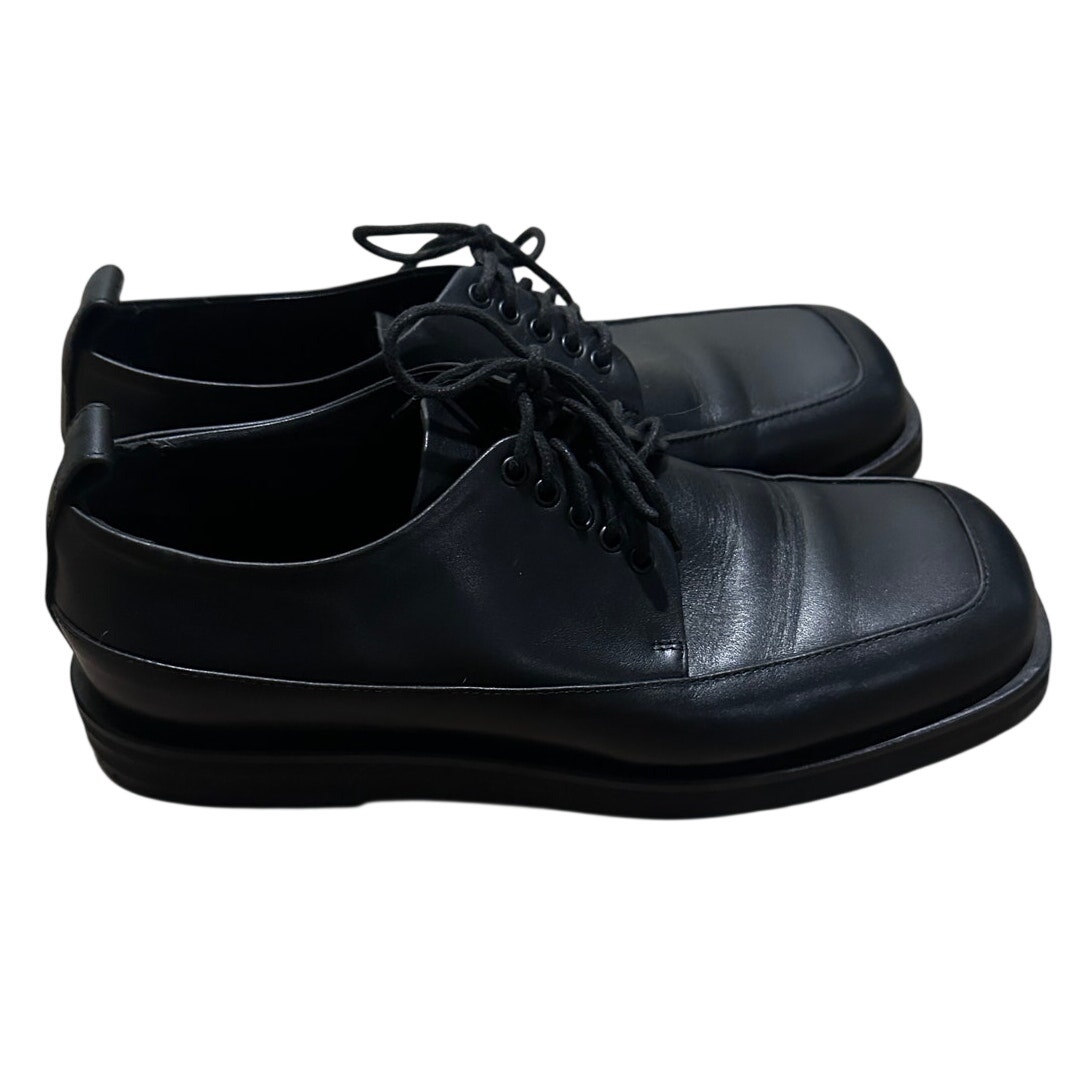 Dear Frances Handmade In Italy Sandy Rogue Leather Oxfords Black, 9 (39) Euc — image 5 of 8